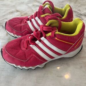 Adidas Ortholite Kids Sneakers in Pink, White and Yellow